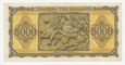 Banknot GRECJA - 5000 DRACHM - 1943