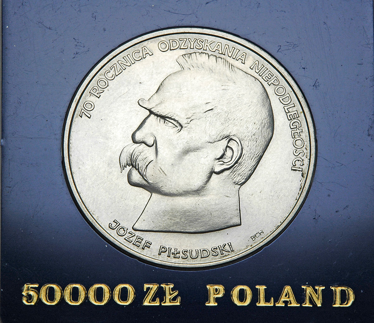 PRL 50000zł 1988 Józef Piłsudski