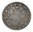 Rosja 1 połtina, 1822 Car Aleksander I
