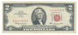 USA 2  Dollars 2 dolary banknot 1963