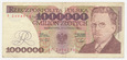 Polska Banknot 1000000 zł 1991 Władysław Reymont seria F