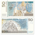 Banknot 50zł 2005 Jan Paweł II