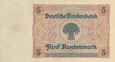 Banknot Niemcy 5 Mark Berlin 1926  5 marek