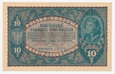 Polska Banknot 10 Marek Polskich 1919
