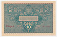 Polska Banknot 10 Marek Polskich 1919
