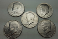 USA Zestaw 5 monet 1/2 Dolara Half Dollar  Kennedy