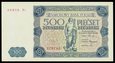 MUS- (KOM) 500 złotych 1947 rok  seria P4 stan 1/1-.