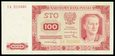 MUS- (KOM) 100 złotych 1948 rok  ser. IA,st 3+.