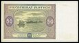 MUS- 50 złotych 1946, seria M, stan 1/-1. 