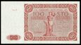 MUS- (KOM) 100 złotych 1947, seria F, st.1-/+2.