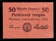 MUS- Chojnice, 20 fenigów 1920, st.-1.