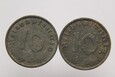 10 PFENNIG 1940 A ORAZ 10 PFENNIG 1944 B  - E35