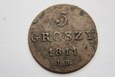 5 GROSZY KSIĘSTWO WARSZAWSKIE 1811 IB -SP75