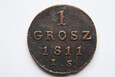 1 GROSZ KSIĘSTWO WARSZAWSKIE 1811 IS -SP97