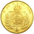 38.Brazylia, 20 000 Reis Pedro II 1856 rok