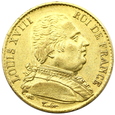 154.Francja, Louis XVIII, 20 Franków 1814 A rok