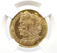 406.Polska, 20 Złotych, Bolesław Chrobry 1925 rok Warszawa NGC MS 63