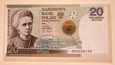Maria Curie-Skłodowska 20 złotych rok 2011