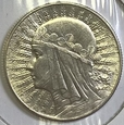 Polska II RP 5 złotych 1933 rok Głowa Kobiety   S110