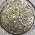 Polska II RP 10 złotych 1932 rok Głowa Kobiety B.Z.  S109