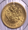 Rosja Mikołaj II 5 rubli 1902 rok