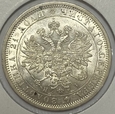 Rosja 1 rubel 1877 rok Aleksander II  Petersburg   S111