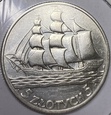 Polska II RP 5 złotych 1936 rok żaglowiec S95