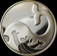Zestaw Izrael 2010 złoto + srebro - Jonasz w brzuchu wieloryba