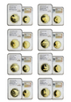 Seria Wildlife Conservation Au900 NGC PF69 i PF70 Proof - 24 sztuki