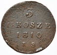3 grosze 1810, rzadki rocznik