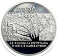 20 zł 2008, 65 Rocznica Powstania w Getcie Warszawskim (1282)