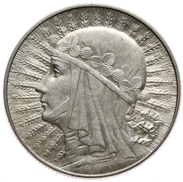 5 złotych 1934 kobieta