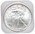 1 oz 2009 USA dolar Liberty Silver Eagle, uncja 999 AG - tuba 20 sztuk