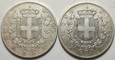 Włochy, 5 Lirów, 1873r. 1874r.   (x08)