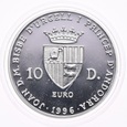 Andora, 10 Dinerów, 1996r.  (0389)
