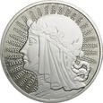 1oz, srebro, Głowa Kobiety (kapsel)