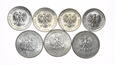 Zestaw 35 monet obiegowych z lat 1981-1990