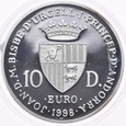 Andora, 10 Dinerów, 1998r.  (0794)