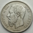 Belgia, 5 Franków, 1868r.   (1047)