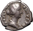 #A# Cesarstwo Rzymskie, Faustyna Młodsza 161-175, denar, Rzym