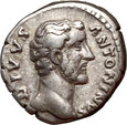 #A# Cesarstwo Rzymskie, Antoninus Pius 138-161, denar, Rzym