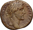 #A# Cesarstwo Rzymskie, Antoninus Pius 138-161, sesterc, Rzym