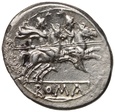 Republika Rzymska, denar anonimowy , po 211 r. p.n.e., Rzym  