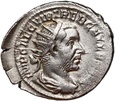 #A# Cesarstwo Rzymskie, Trebonian Gallus 251-253, antoninian, Rzym