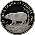 SIERRA LEONE, 10 LEONES 1987