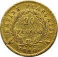 FRANCJA, 20 FRANKÓW 1810 A
