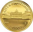 WATYKAN, 100000 LIRÓW 1999 Jan Paweł II