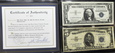 USA, 1$ i 5$ blue seal silver certificate