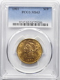 (RK) USA, 10 DOLARÓW 1901,  PCGS MS63