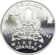 POLSKA, 20 złotych 1996, TYSIĄCLECIE MIASTA GDAŃSKA